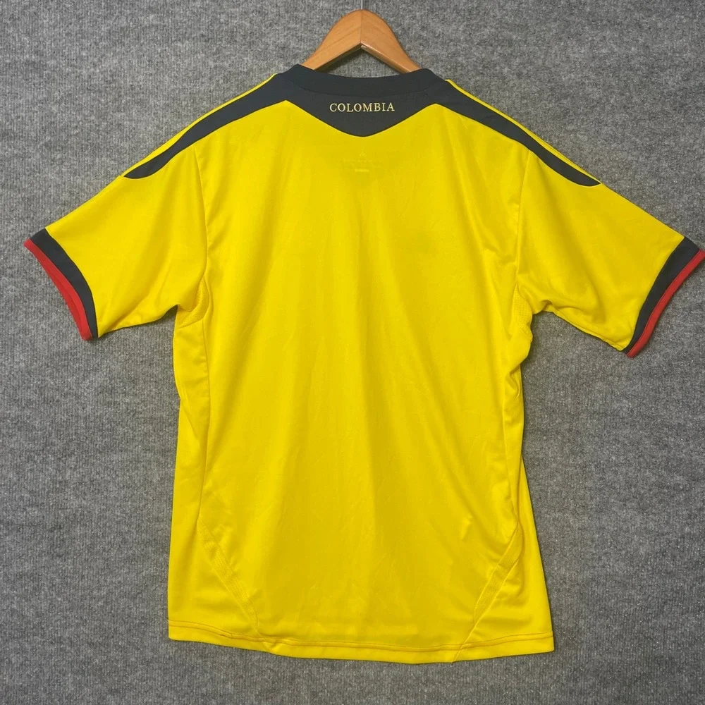 Adidas Colombia National Team 2011 Home Soccer Jersey Yellow Mens Medium